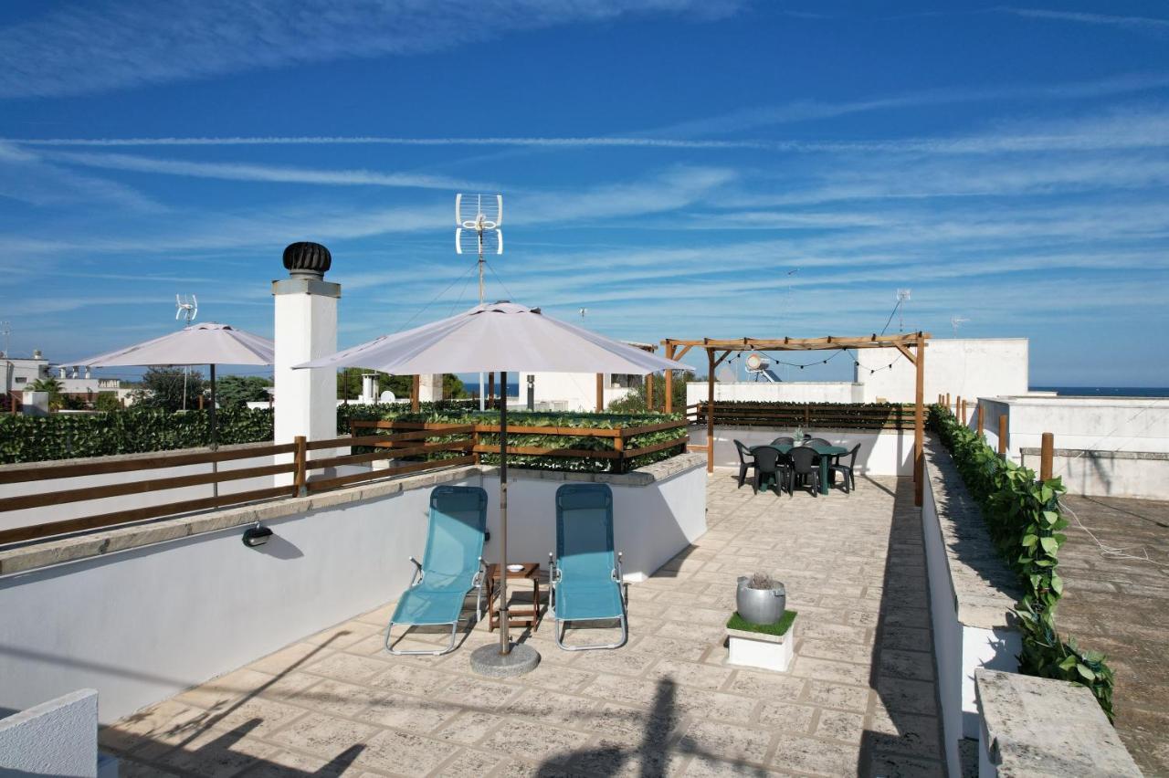 La Terrazza Dei Nonni Daire Torre Specchia Ruggeri Dış mekan fotoğraf