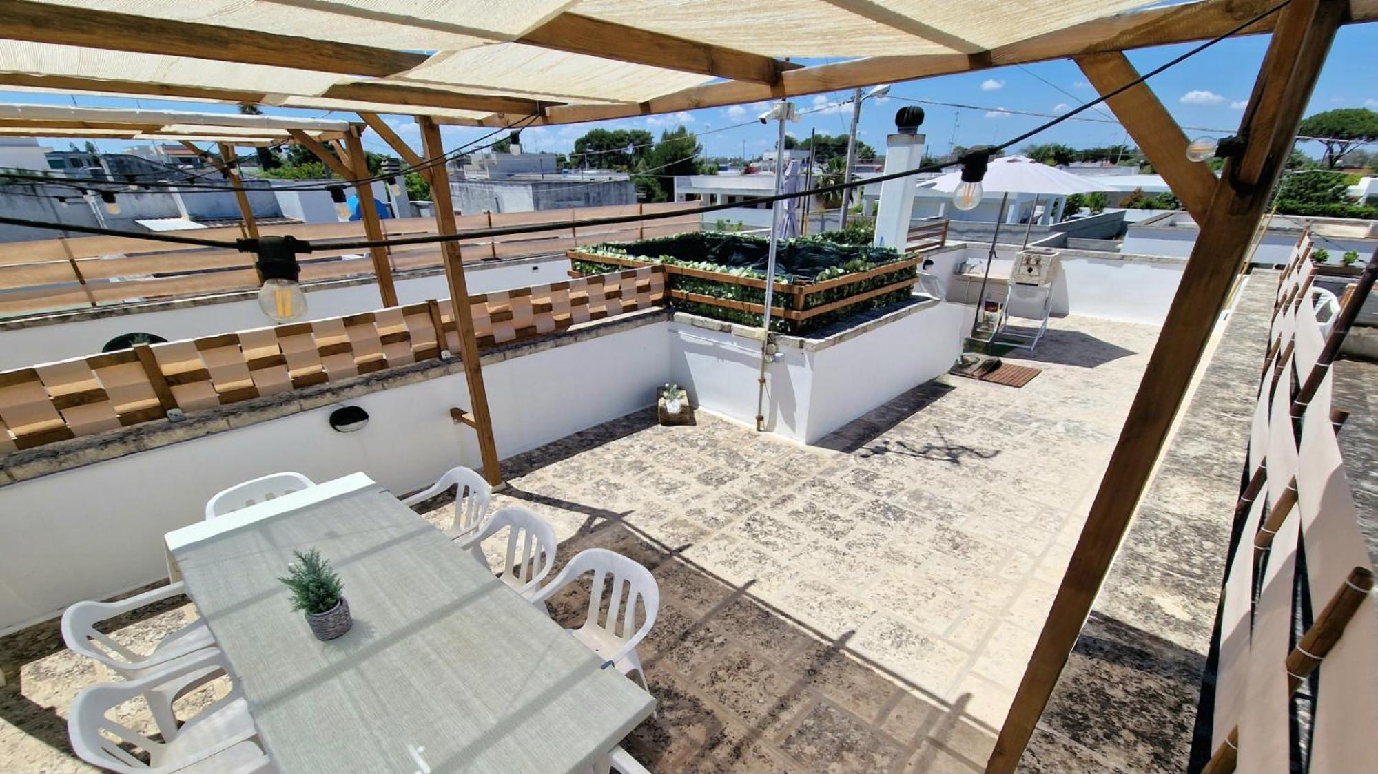 La Terrazza Dei Nonni Daire Torre Specchia Ruggeri Dış mekan fotoğraf