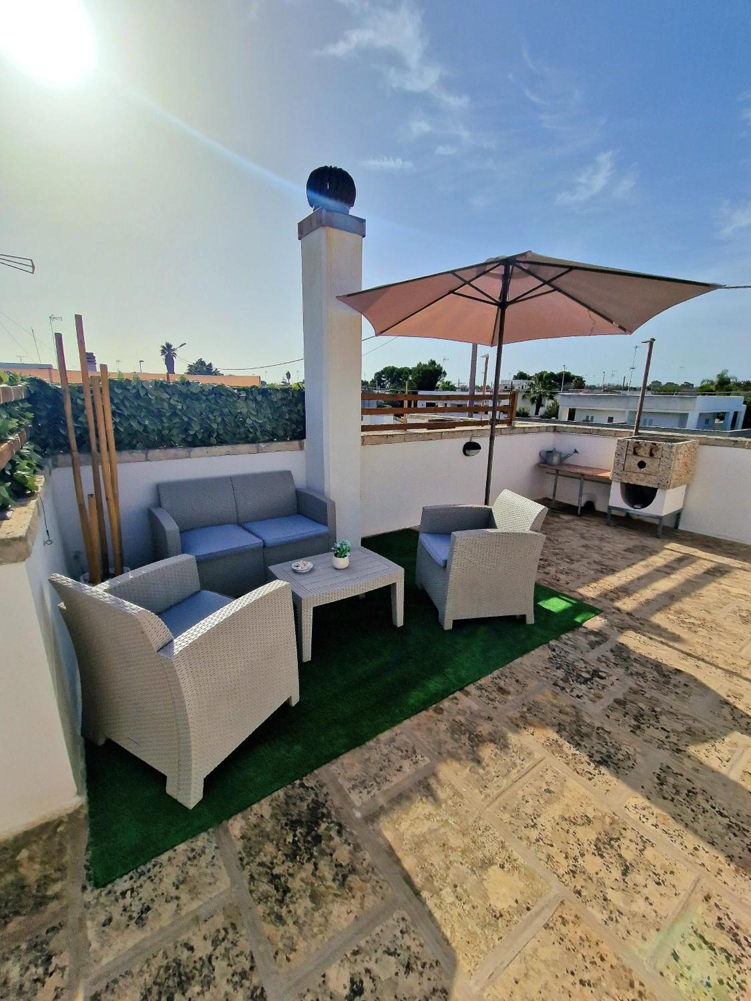 La Terrazza Dei Nonni Daire Torre Specchia Ruggeri Dış mekan fotoğraf